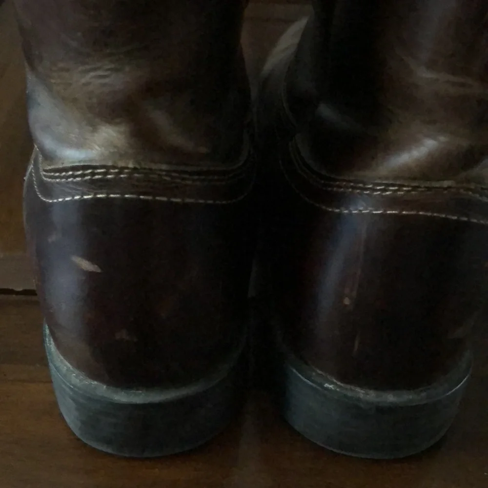 Men’s size 9.5D Justin Stampede Roper Western Boots Round Toe